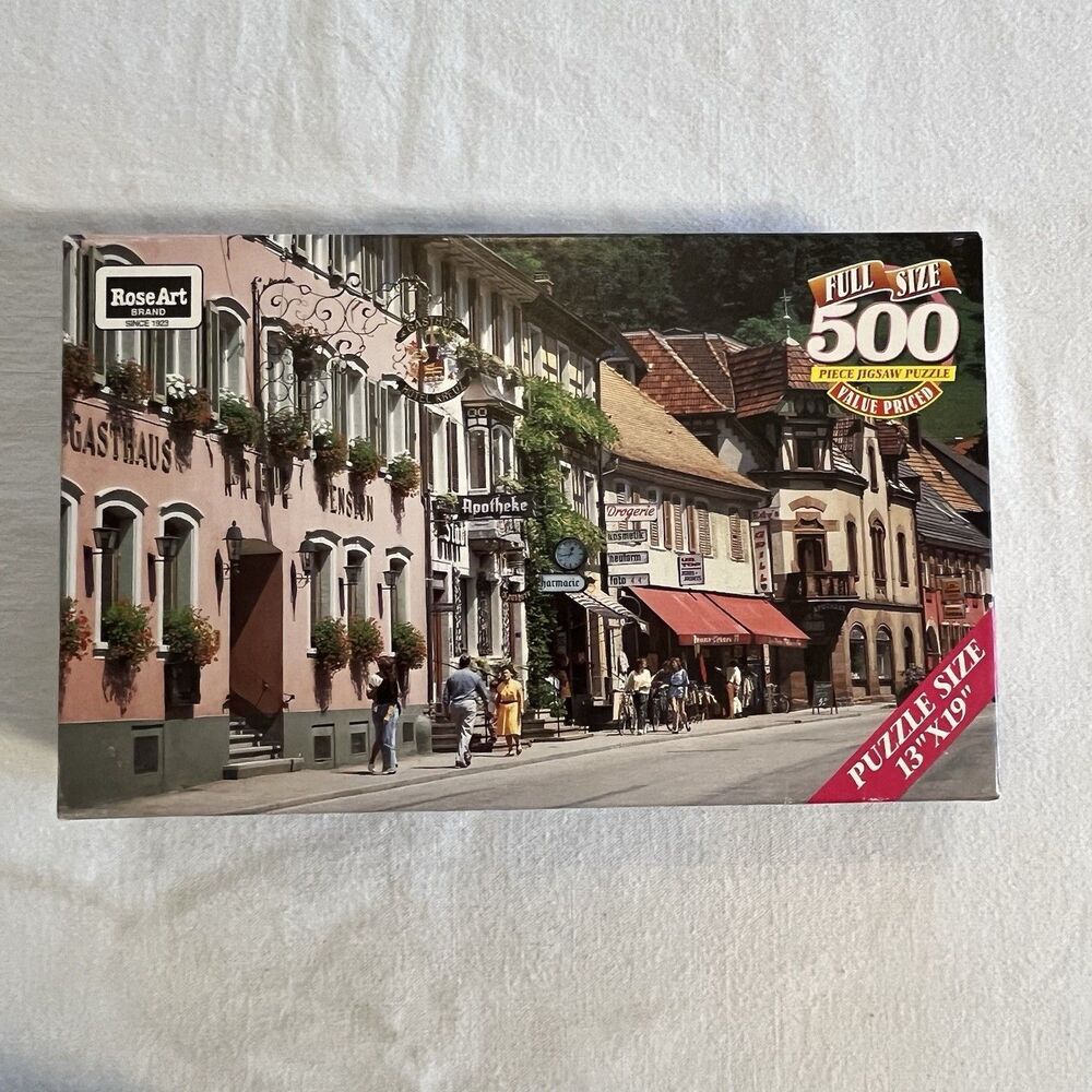 1995 RoseArt Wolfach, Germany 500 Piece Puzzle New Sealed